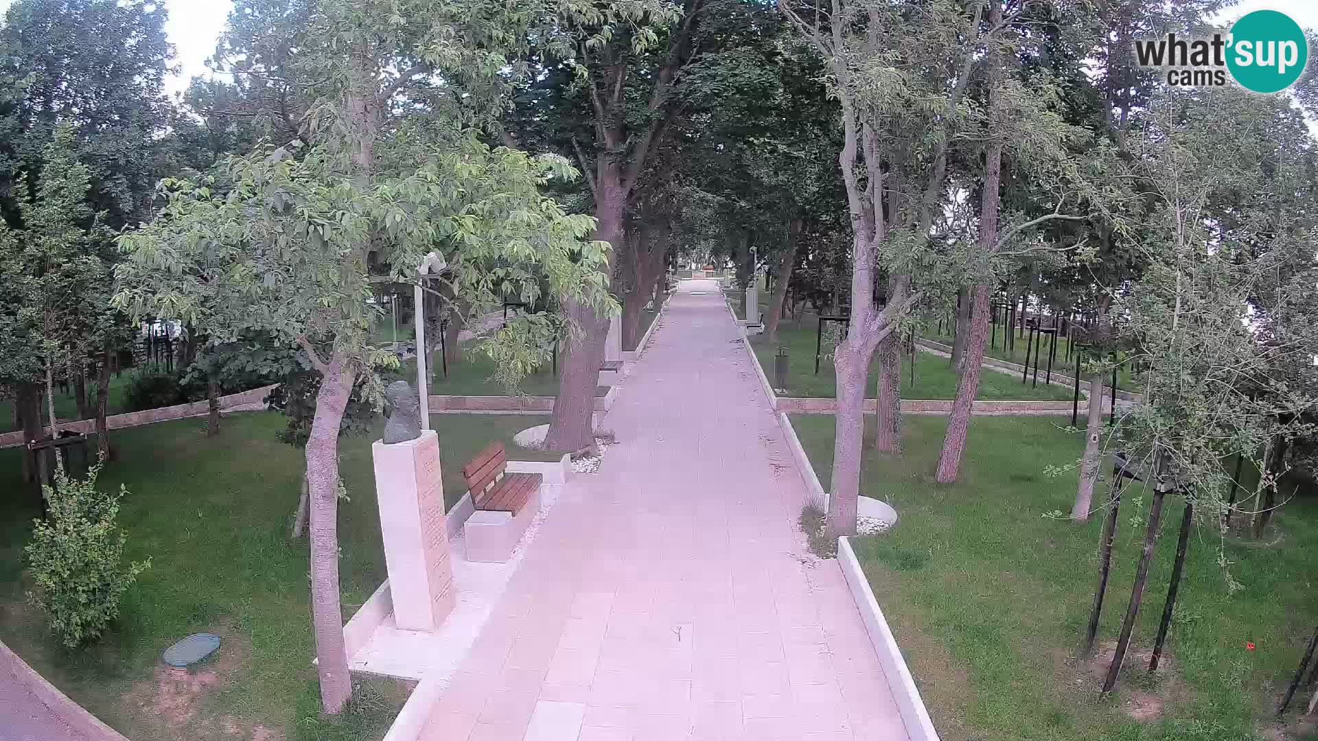 Writers’ Park Webcam Senj – Live by the Sea