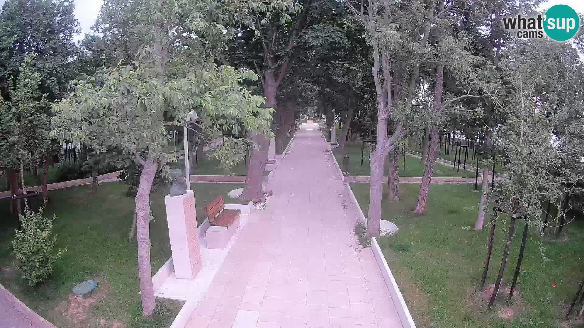 Writers’ Park Webcam Senj – Live by the Sea