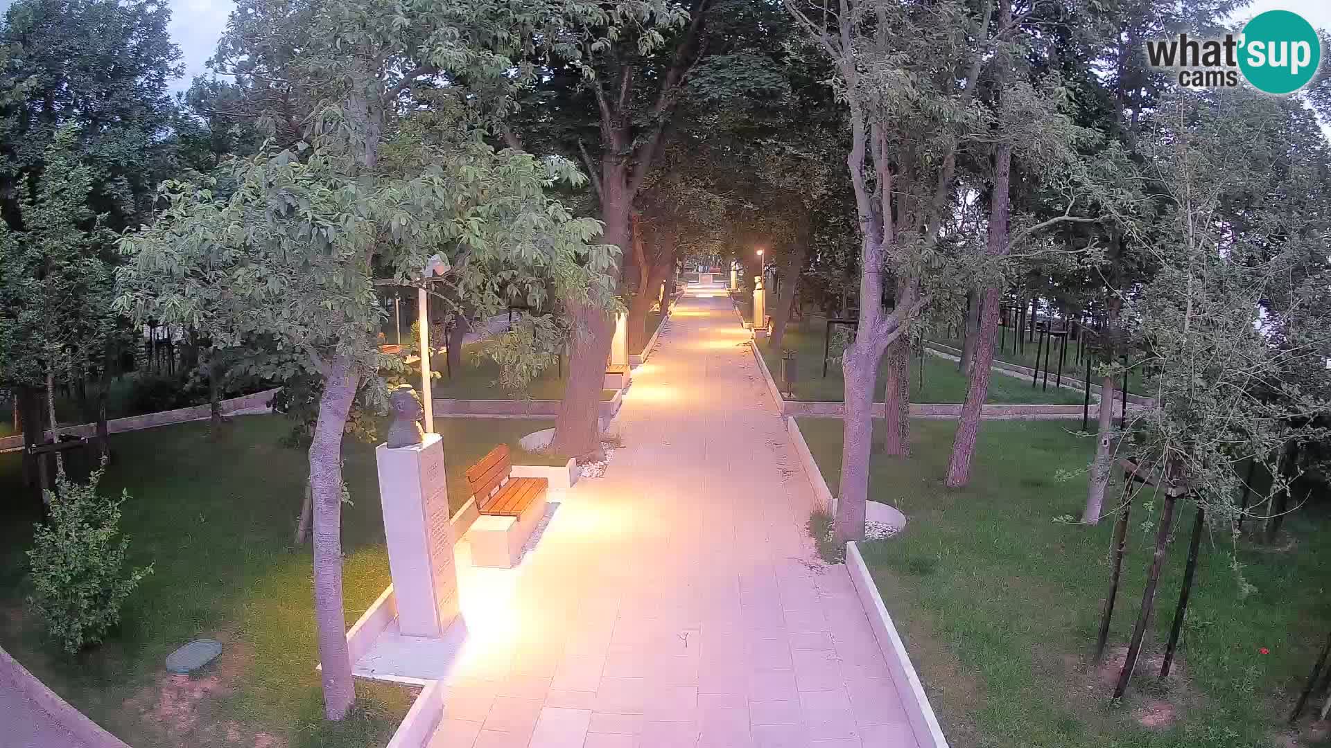 Writers’ Park Webcam Senj – Live by the Sea