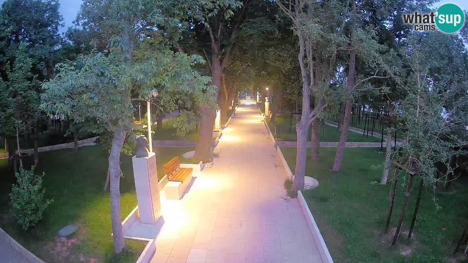 Writers’ Park Webcam Senj – Live by the Sea