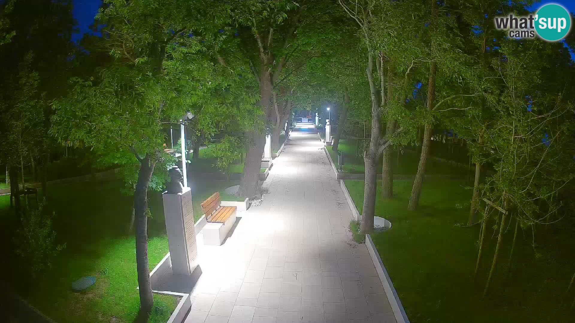 Writers’ Park Webcam Senj – Live by the Sea