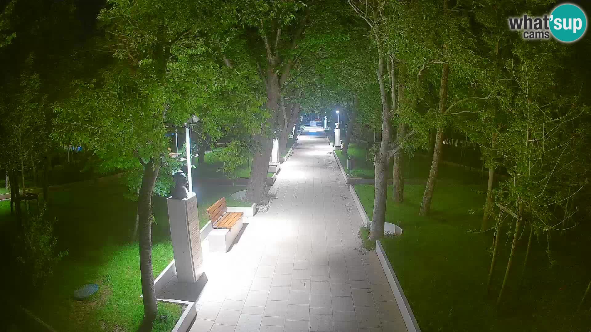 Writers’ Park Webcam Senj – Live by the Sea