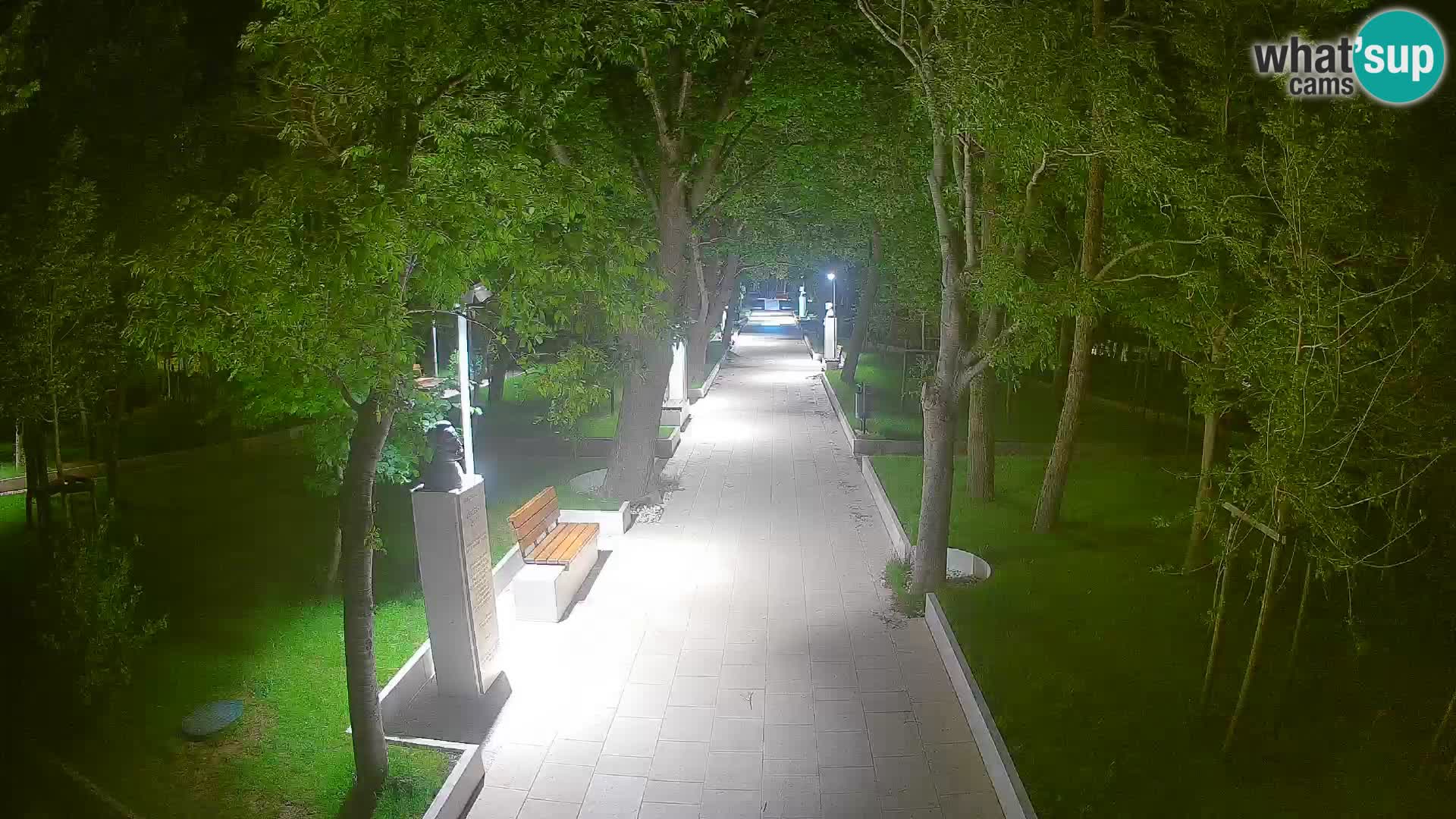 Writers’ Park Webcam Senj – Live by the Sea