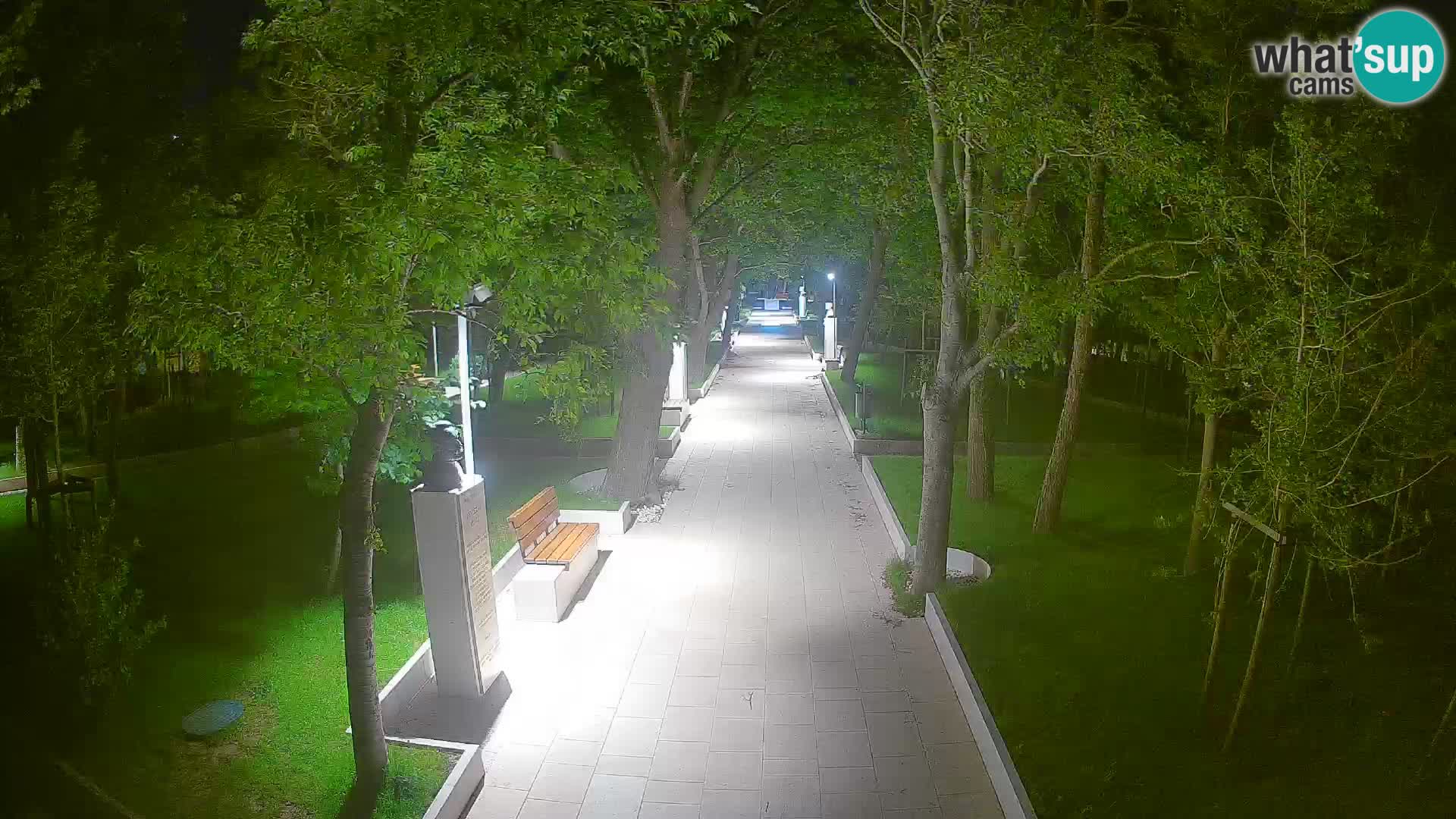 Writers’ Park Webcam Senj – Live by the Sea