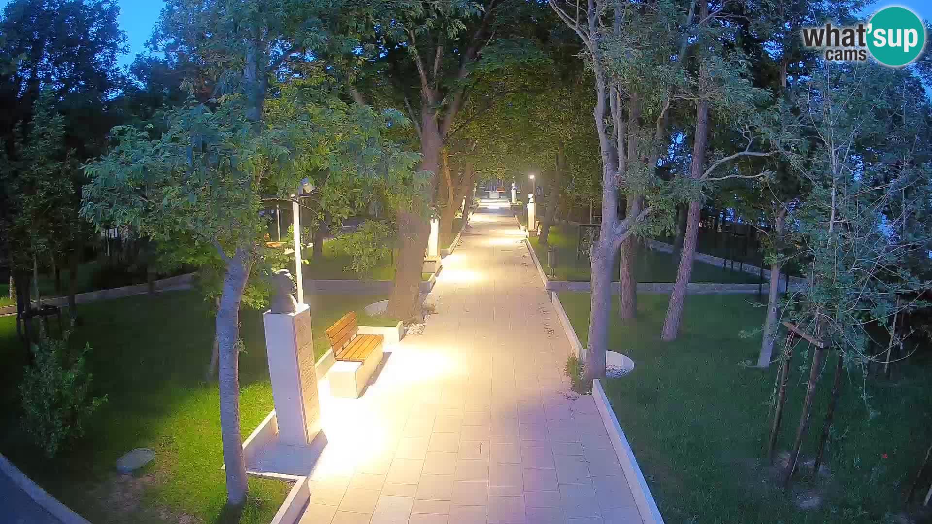 Writers’ Park Webcam Senj – Live by the Sea