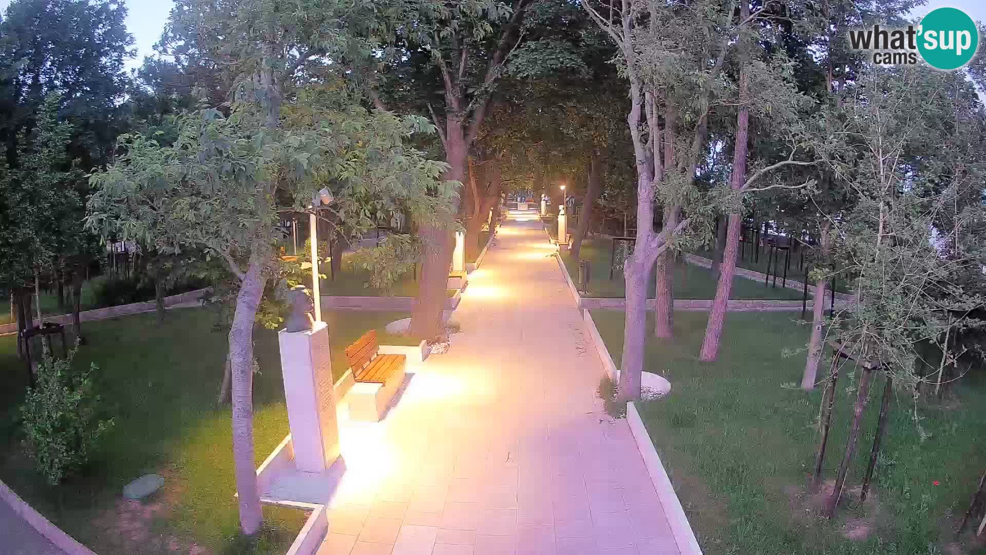Writers’ Park Webcam Senj – Live by the Sea