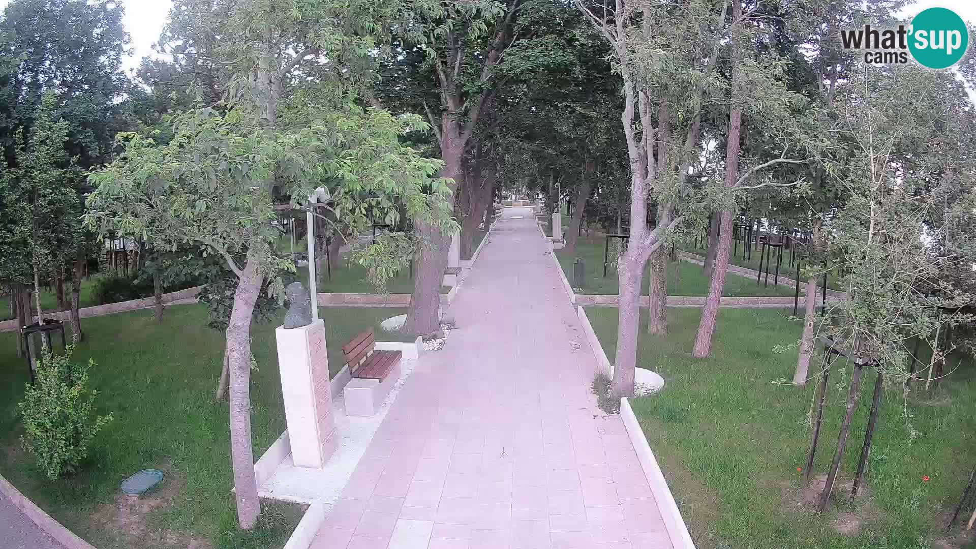 Writers’ Park Webcam Senj – Live by the Sea