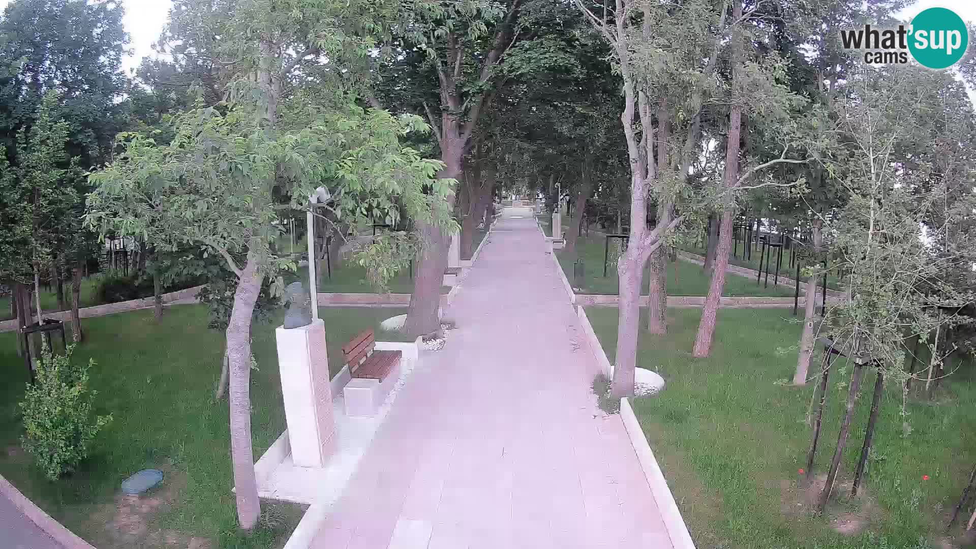 Writers’ Park Webcam Senj – Live by the Sea