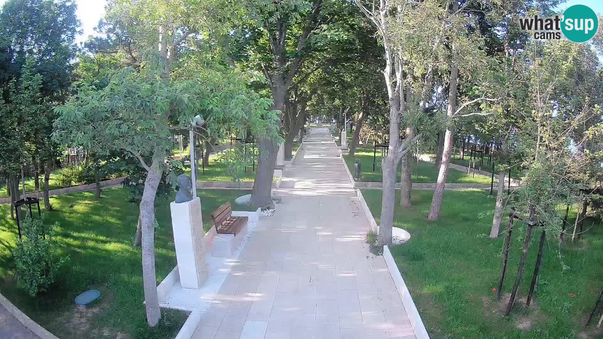 Writers’ Park Webcam Senj – Live by the Sea
