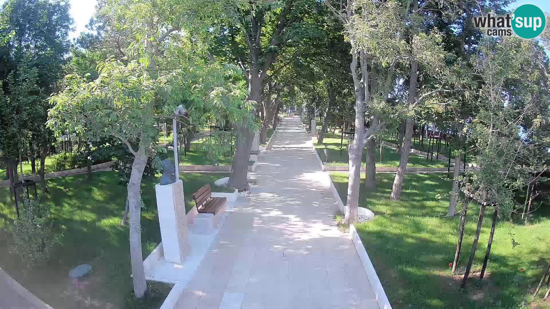 Webcam Schriftstellerpark Senj – Live am Meer