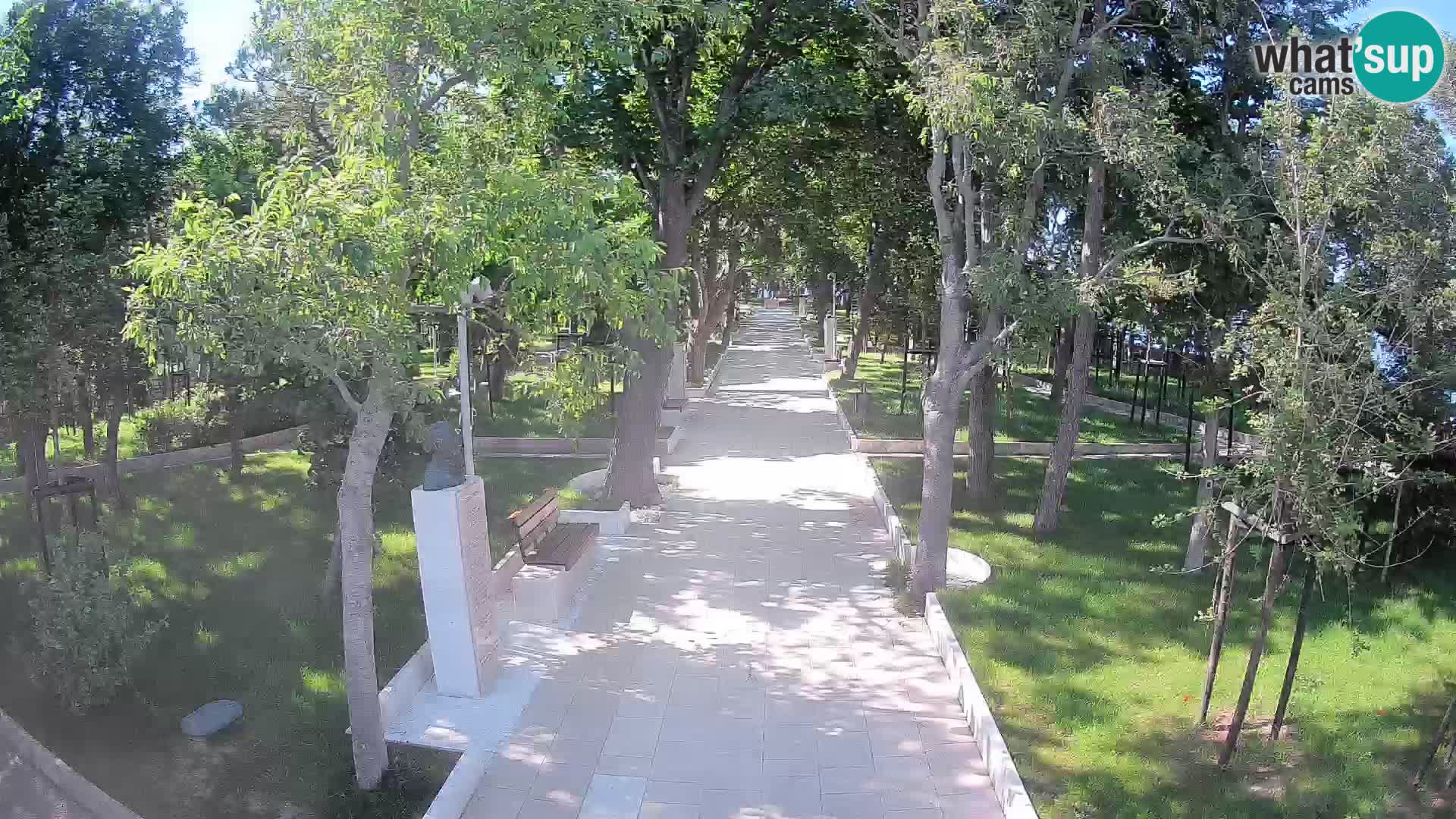 Writers’ Park Webcam Senj – Live by the Sea