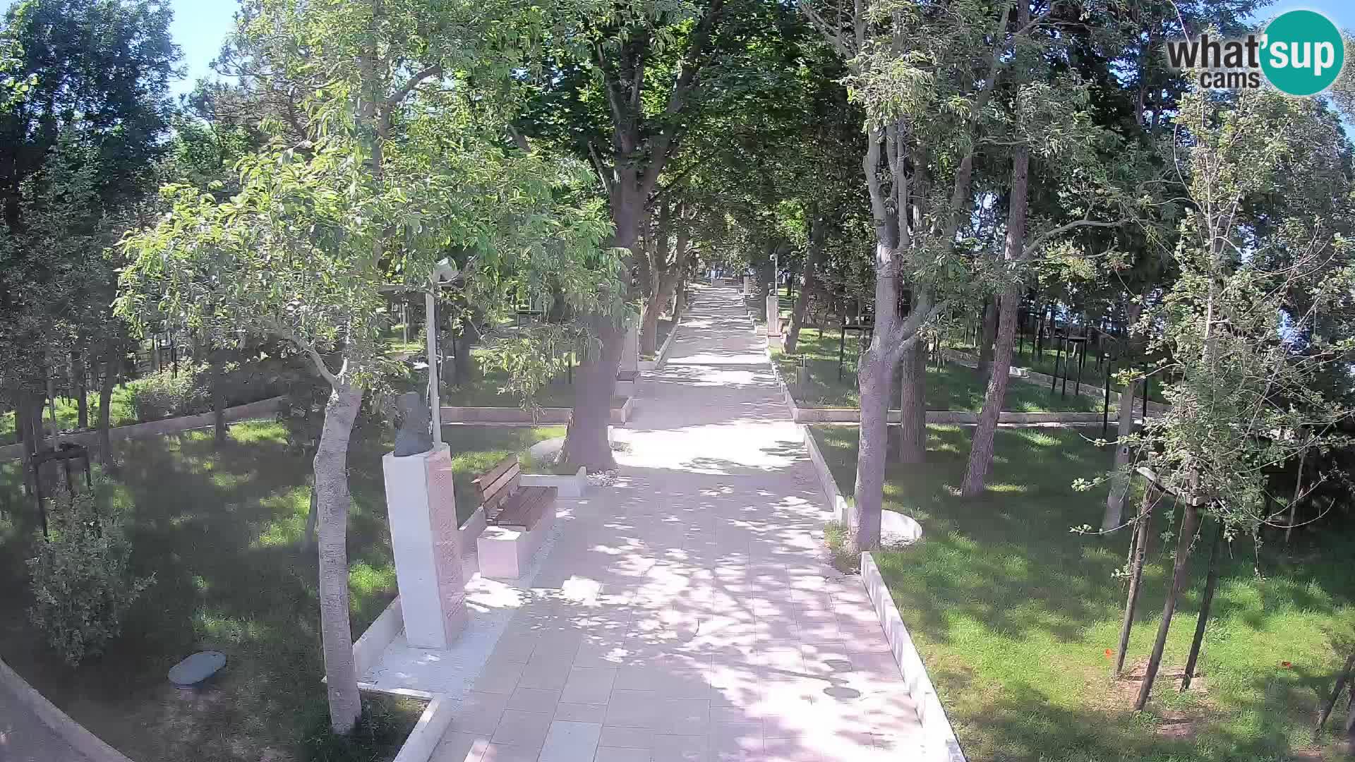 Writers’ Park Webcam Senj – Live by the Sea