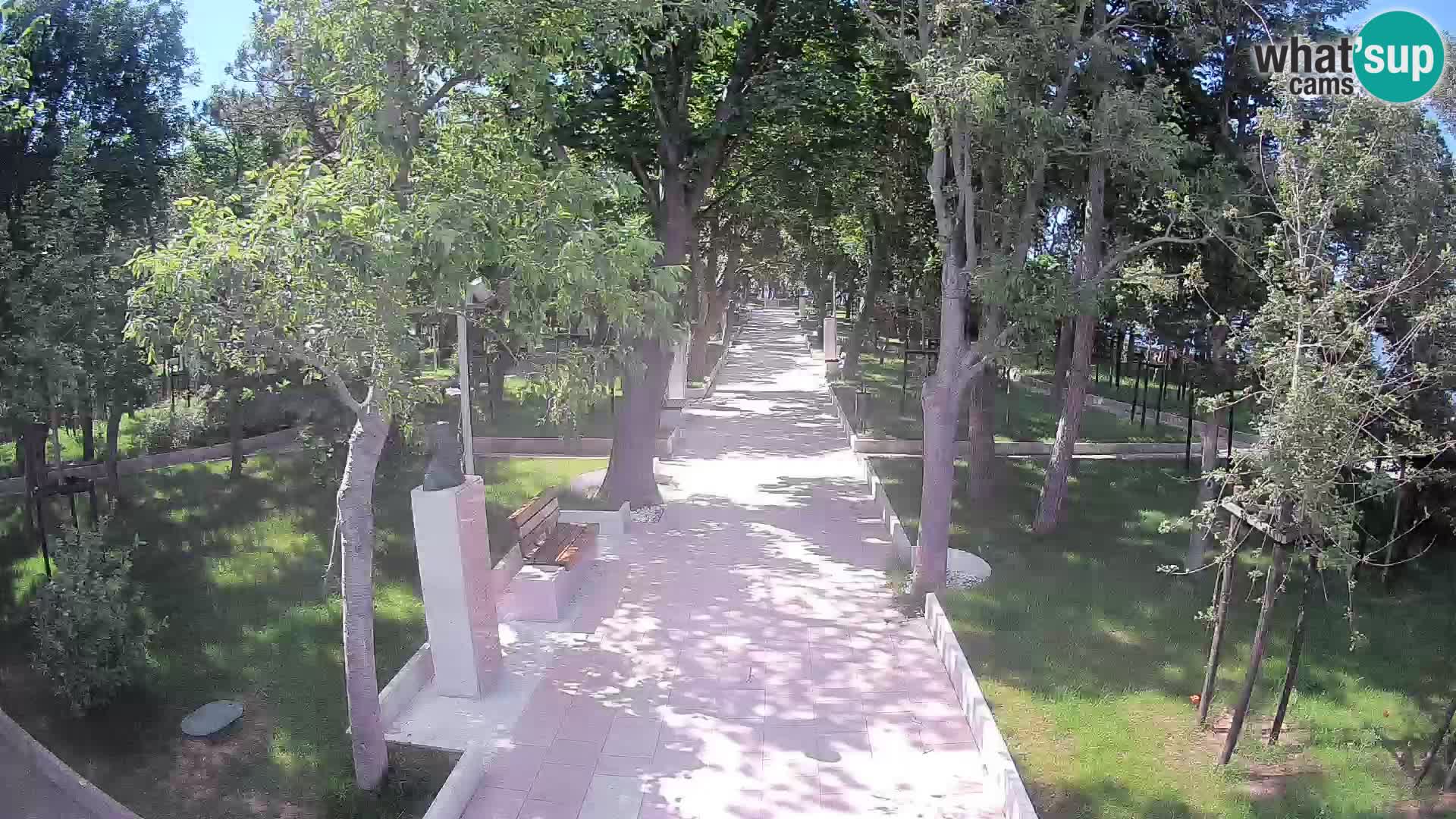 Writers’ Park Webcam Senj – Live by the Sea