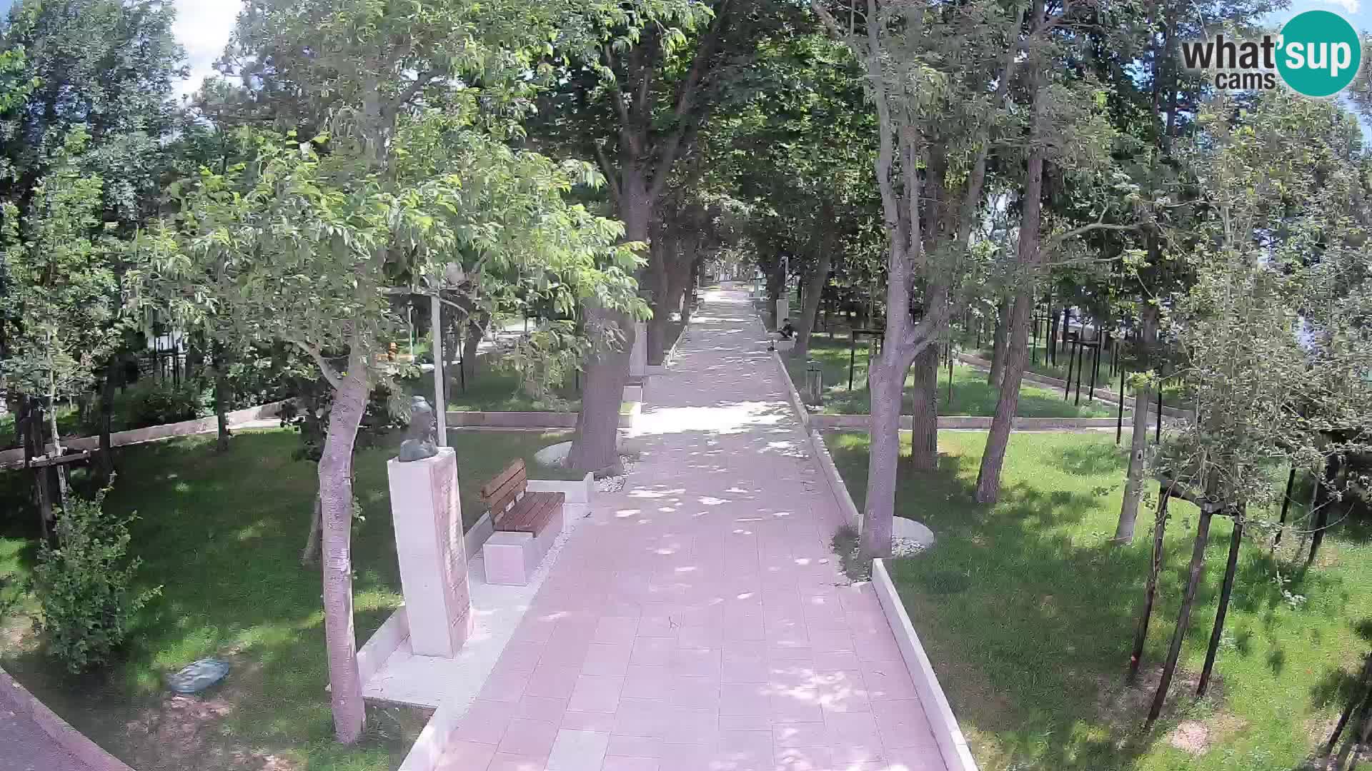 Writers’ Park Webcam Senj – Live by the Sea