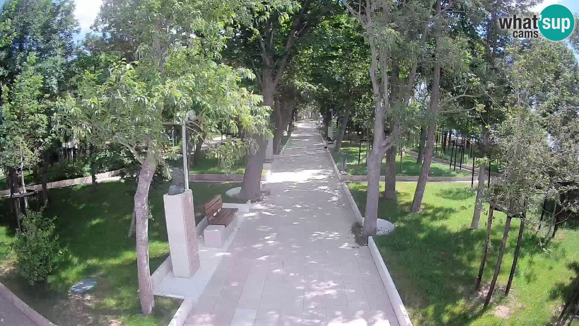 Writers’ Park Webcam Senj – Live by the Sea