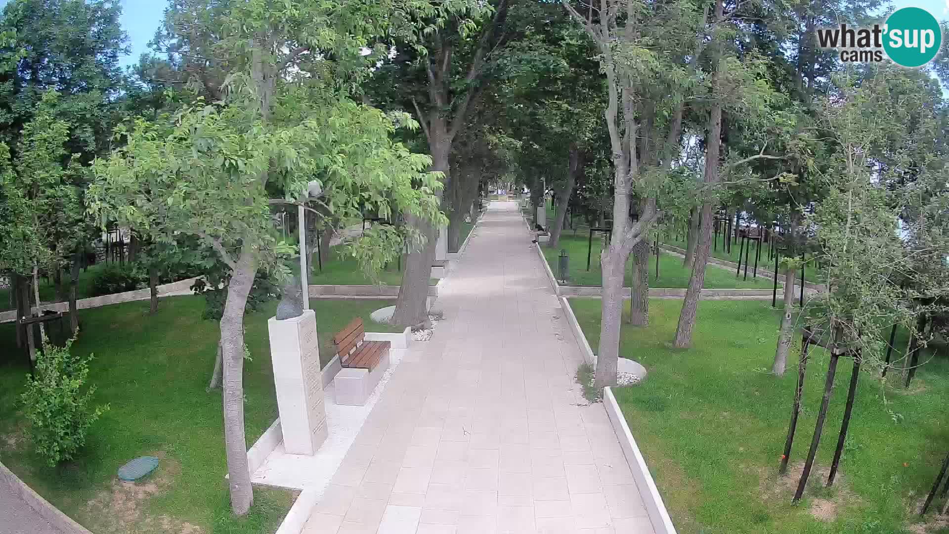 Writers’ Park Webcam Senj – Live by the Sea