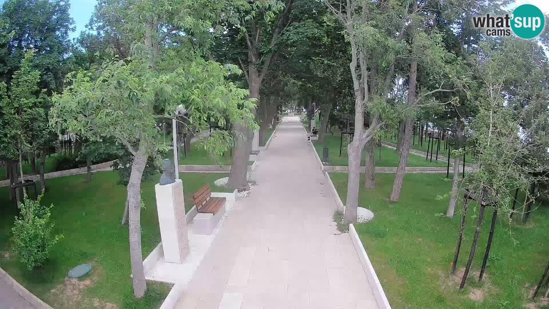 Writers’ Park Webcam Senj – Live by the Sea
