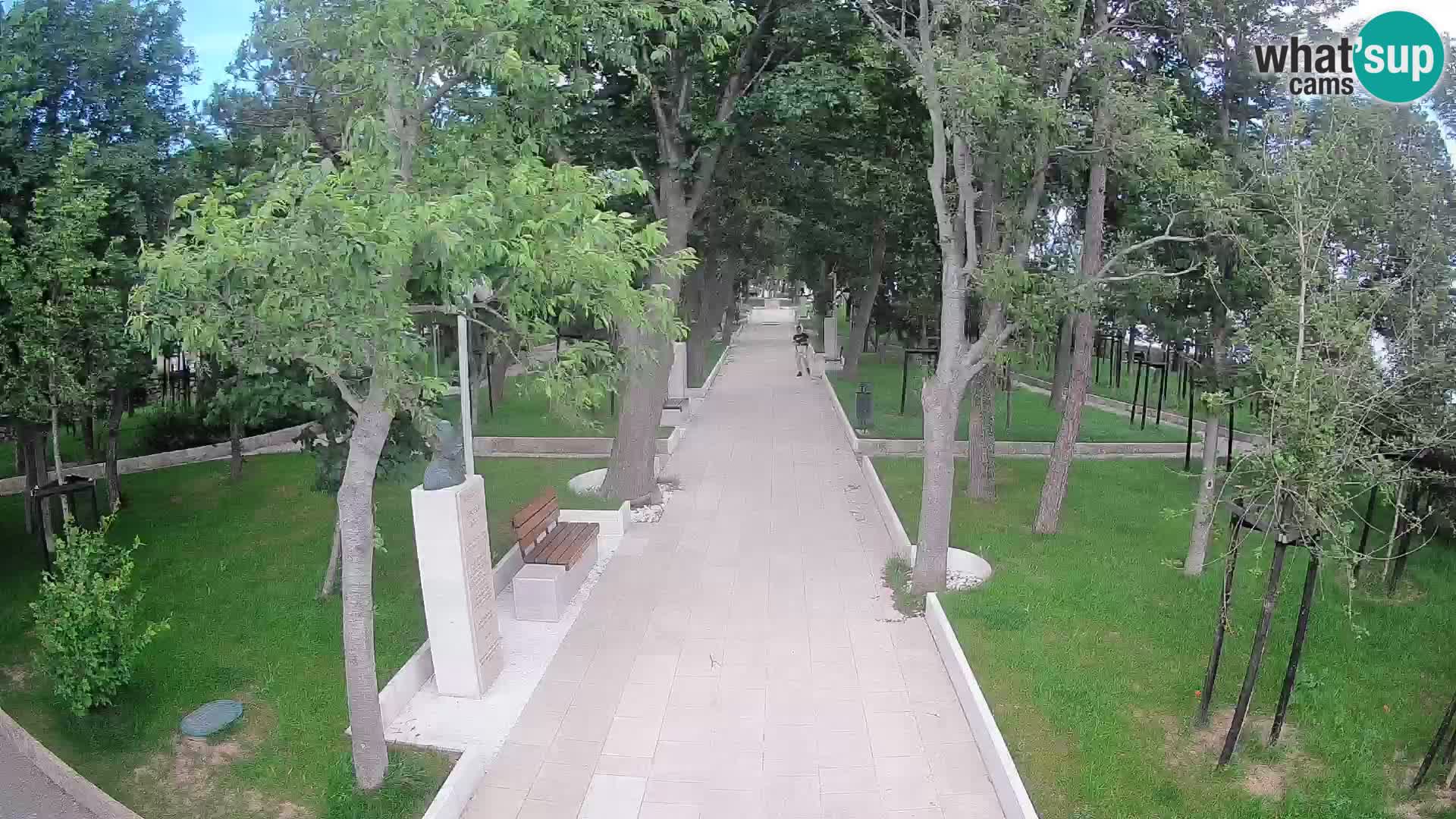 Writers’ Park Webcam Senj – Live by the Sea