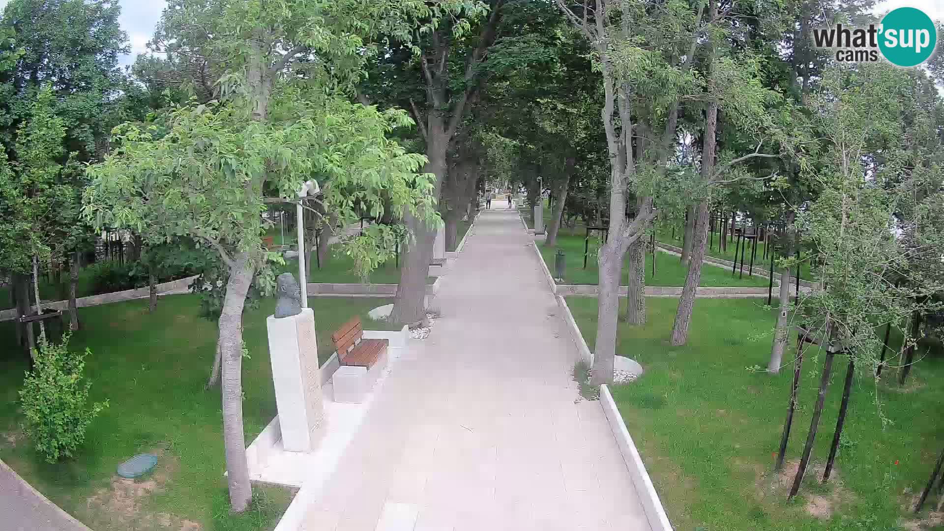 Writers’ Park Webcam Senj – Live by the Sea