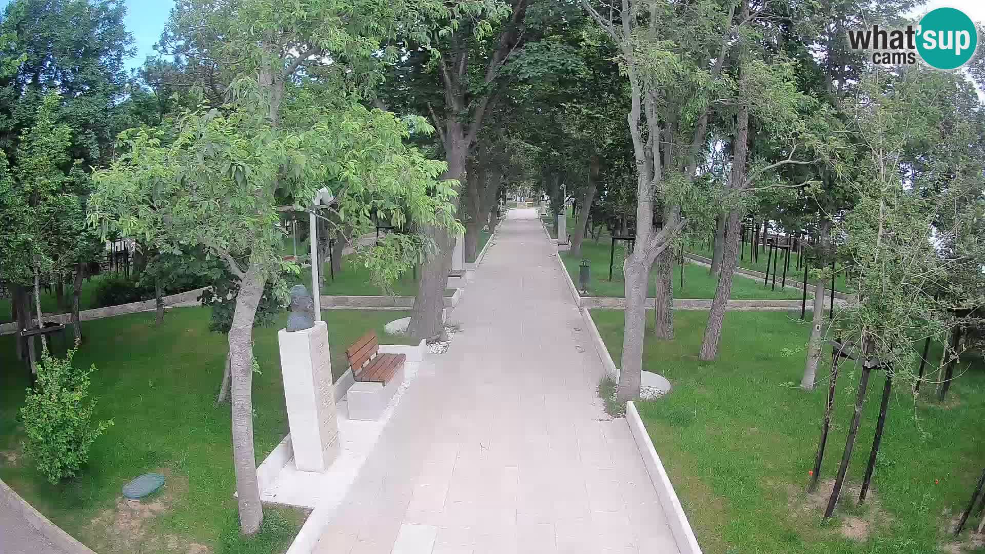 Writers’ Park Webcam Senj – Live by the Sea