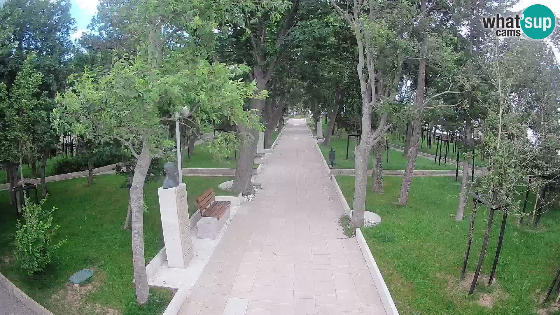 Writers’ Park Webcam Senj – Live by the Sea
