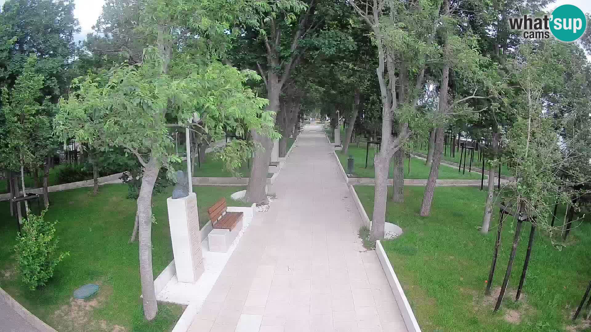 Writers’ Park Webcam Senj – Live by the Sea