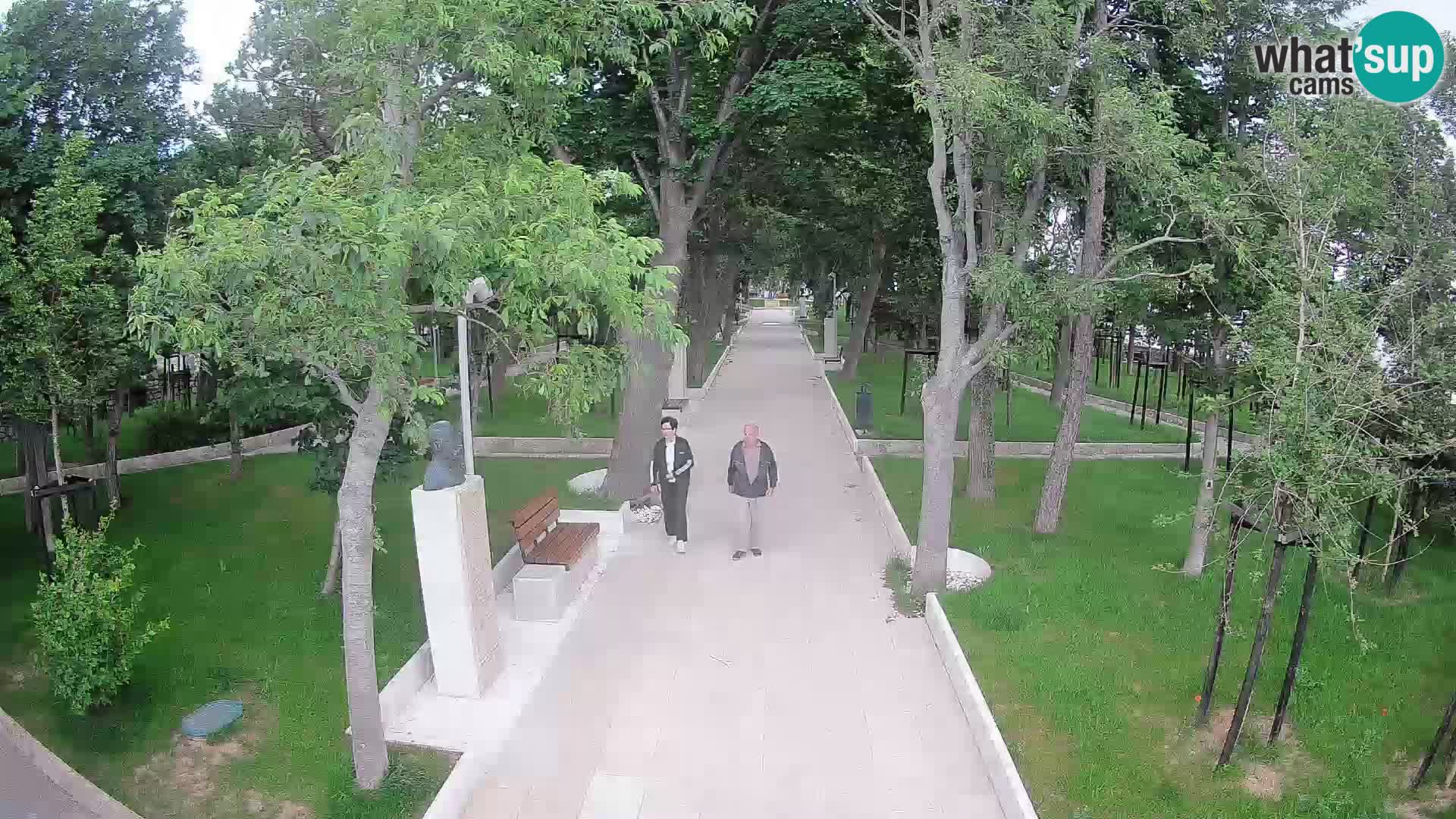 Writers’ Park Webcam Senj – Live by the Sea