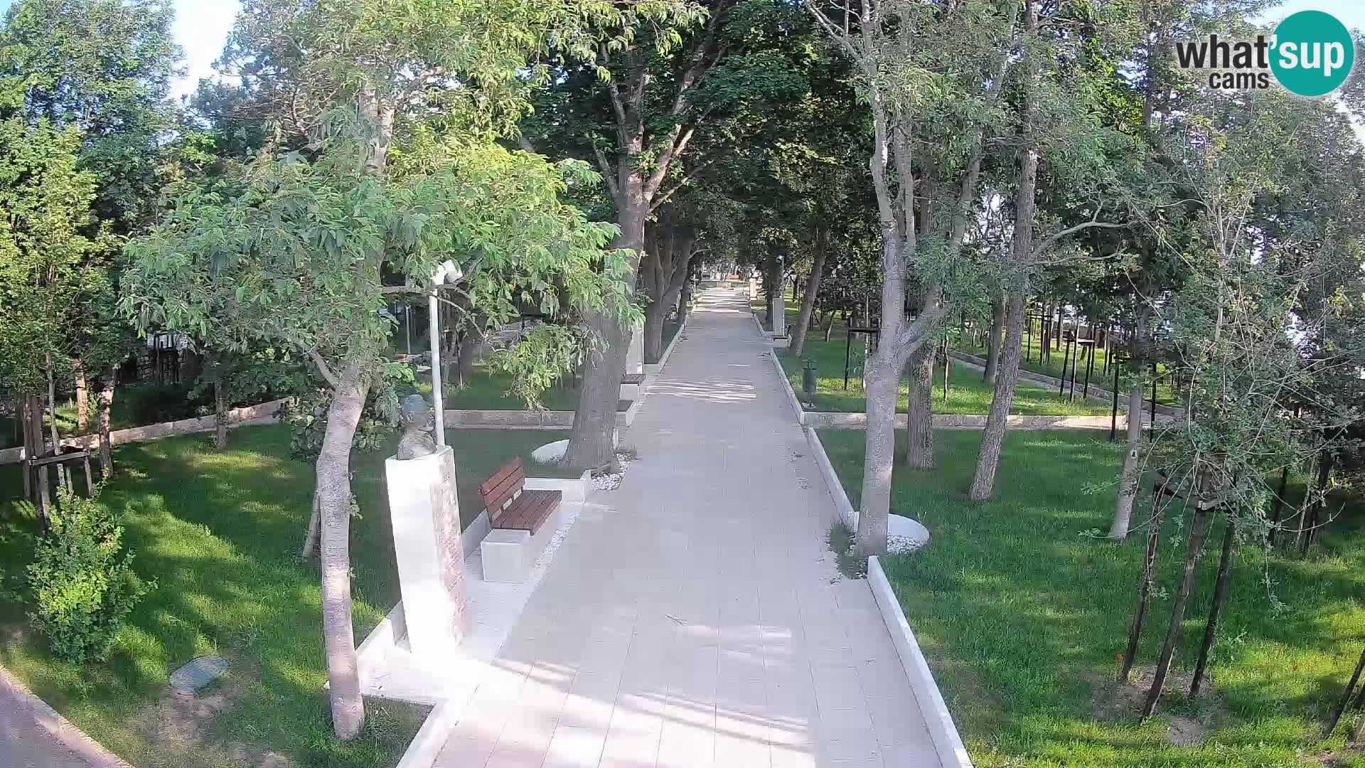 Writers’ Park Webcam Senj – Live by the Sea