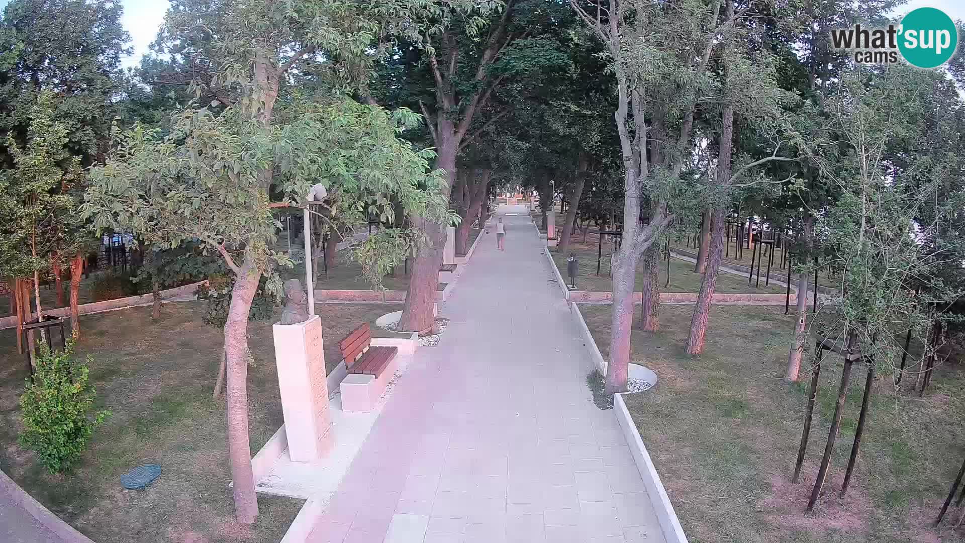 Webcam Schriftstellerpark Senj – Live am Meer