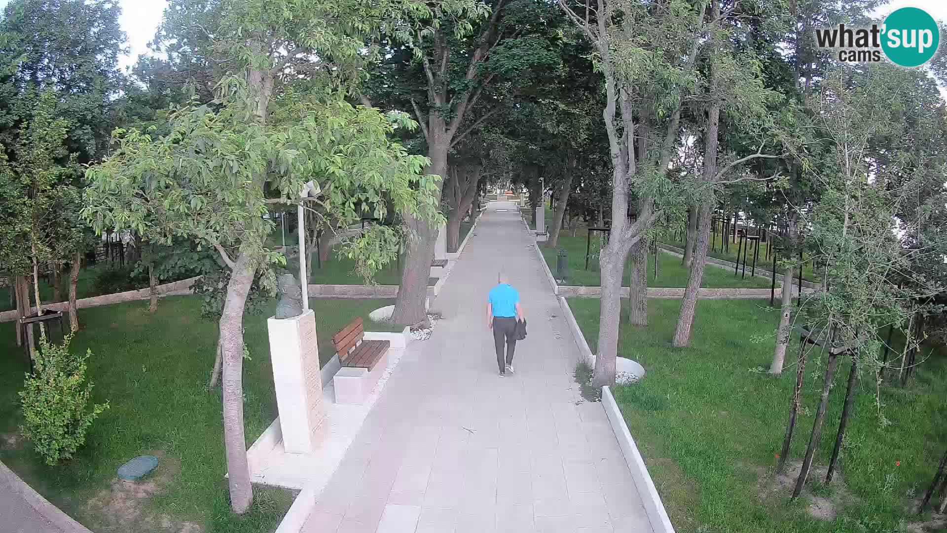 Writers’ Park Webcam Senj – Live by the Sea