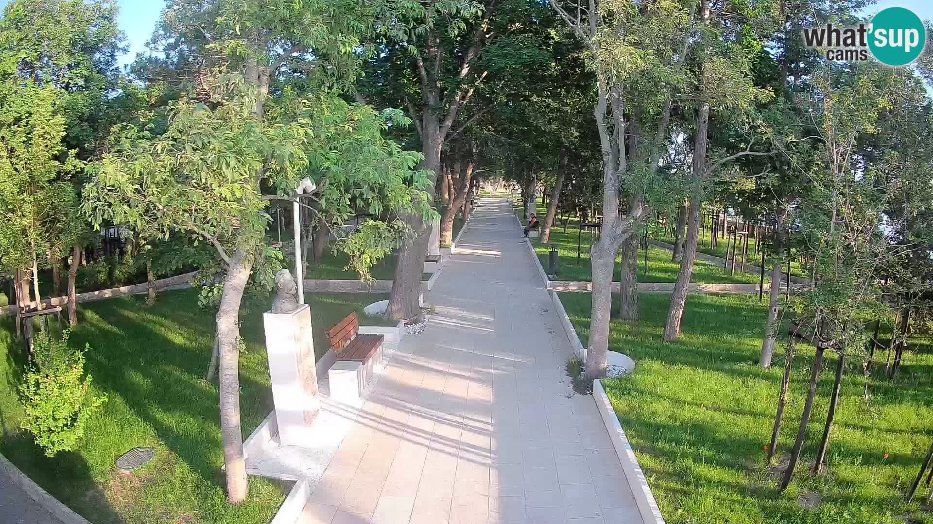 Writers’ Park Webcam Senj – Live by the Sea