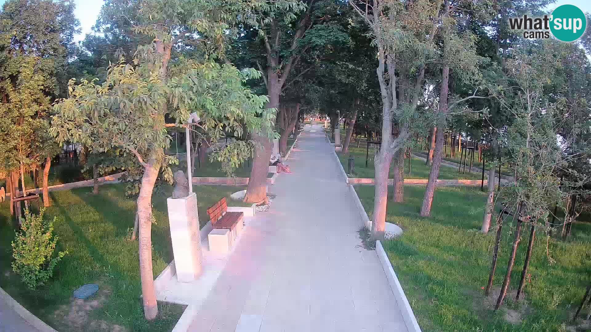 Writers’ Park Webcam Senj – Live by the Sea