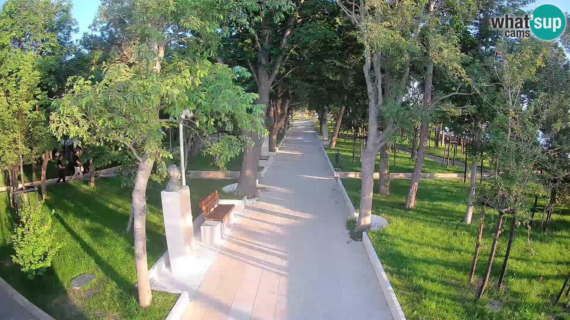 Writers’ Park Webcam Senj – Live by the Sea