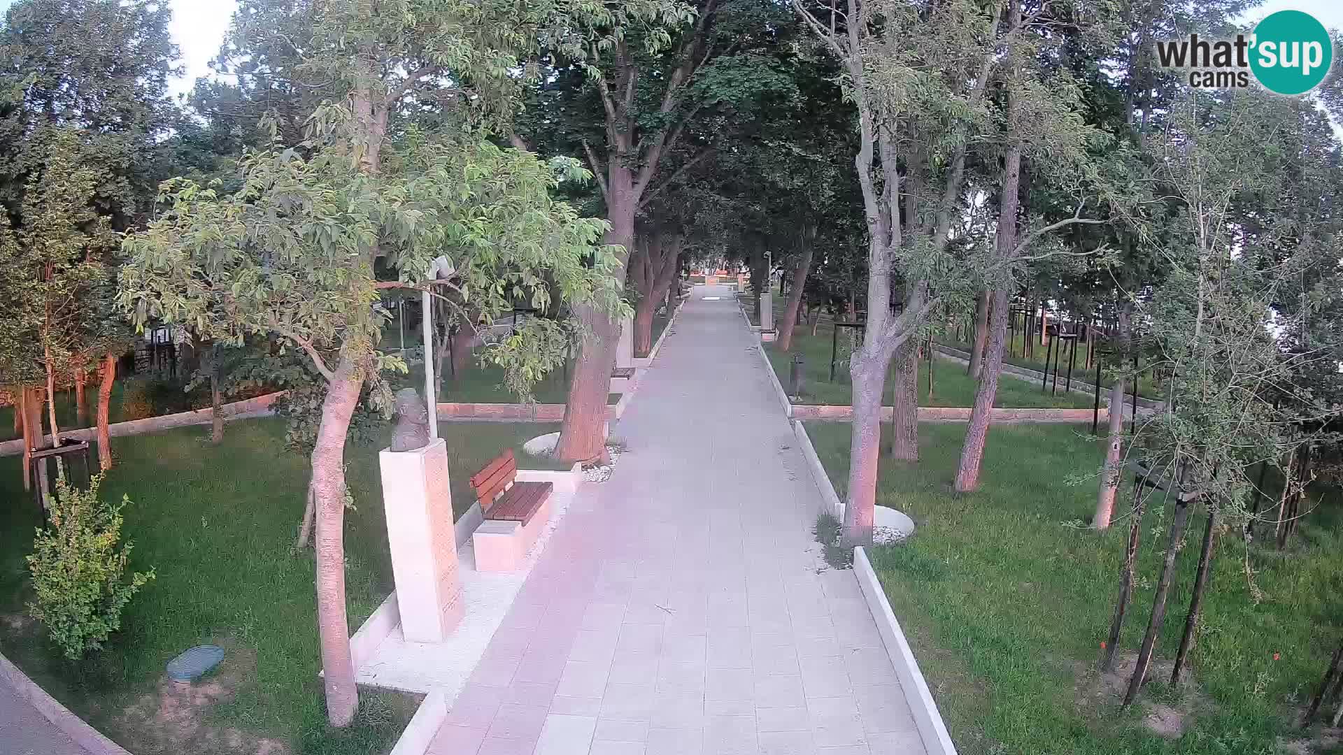 Writers’ Park Webcam Senj – Live by the Sea