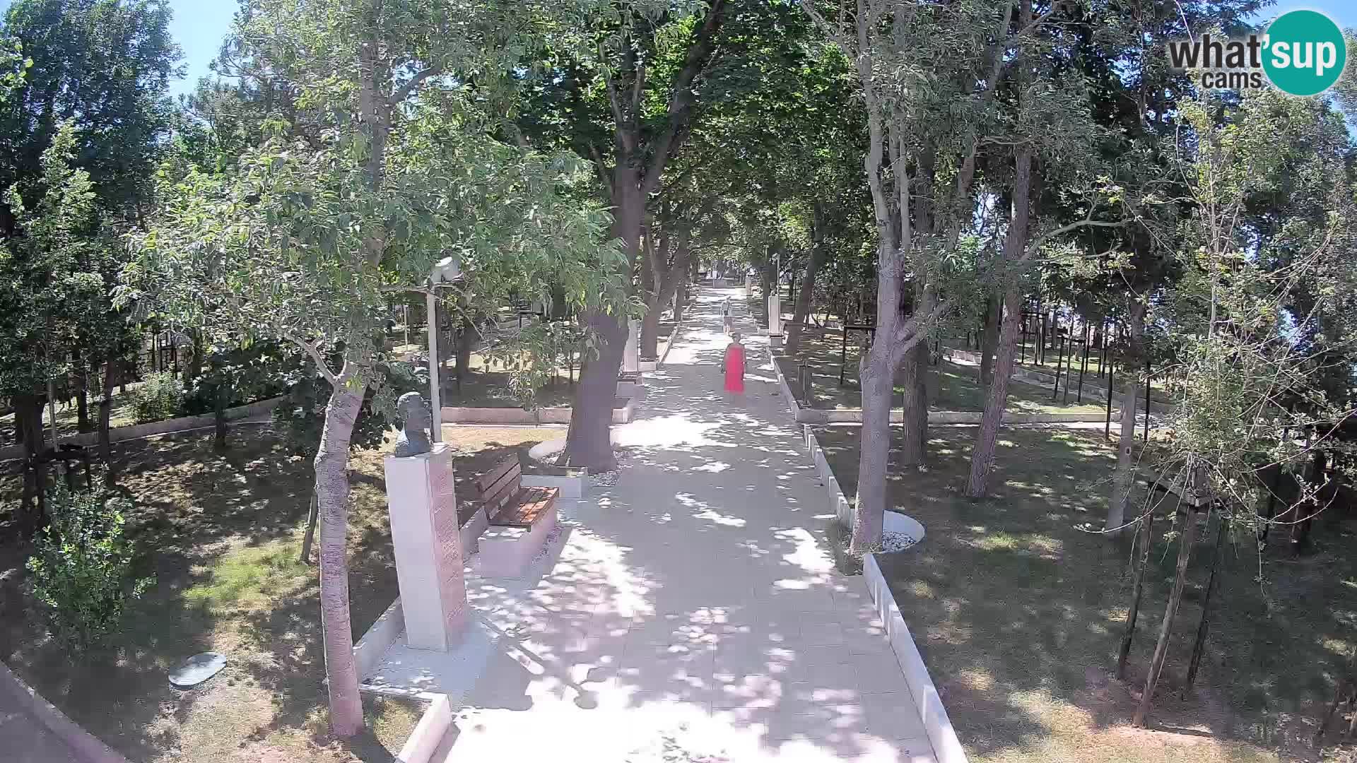 Writers’ Park Webcam Senj – Live by the Sea