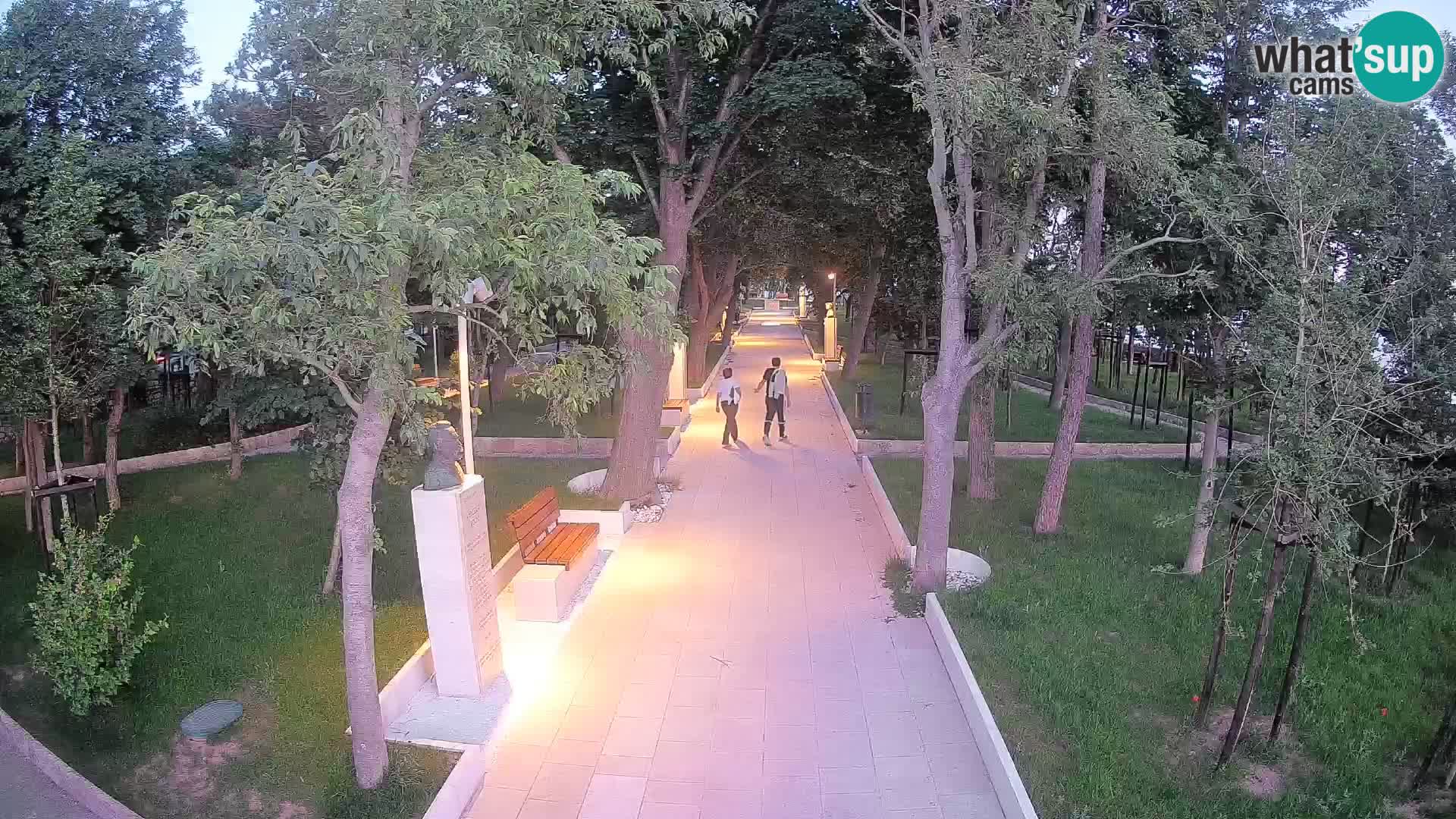 Writers’ Park Webcam Senj – Live by the Sea