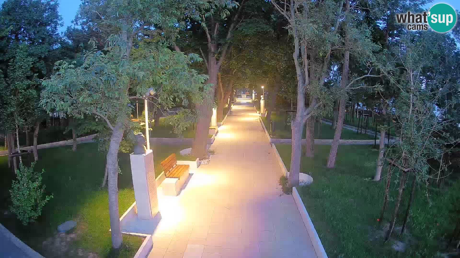 Writers’ Park Webcam Senj – Live by the Sea