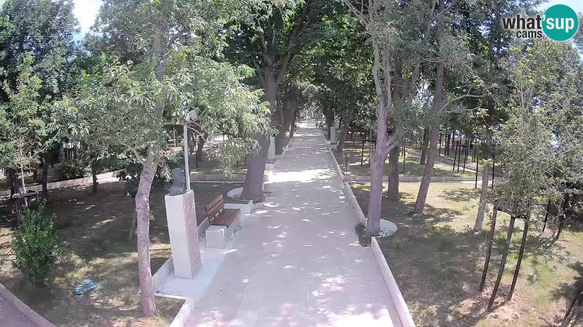 Writers’ Park Webcam Senj – Live by the Sea