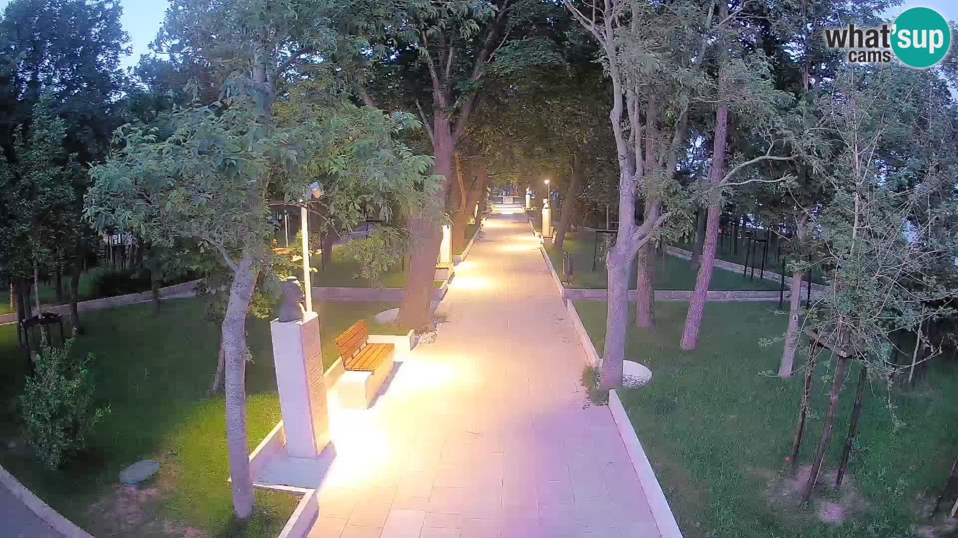 Writers’ Park Webcam Senj – Live by the Sea
