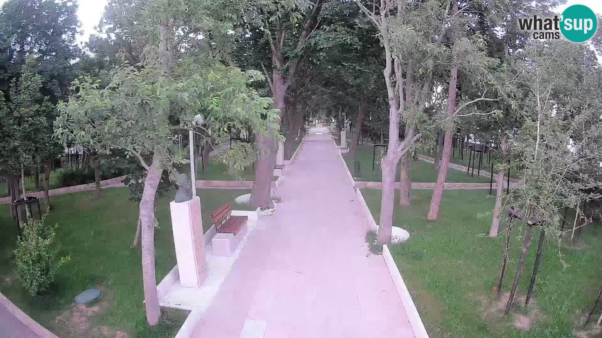 Writers’ Park Webcam Senj – Live by the Sea