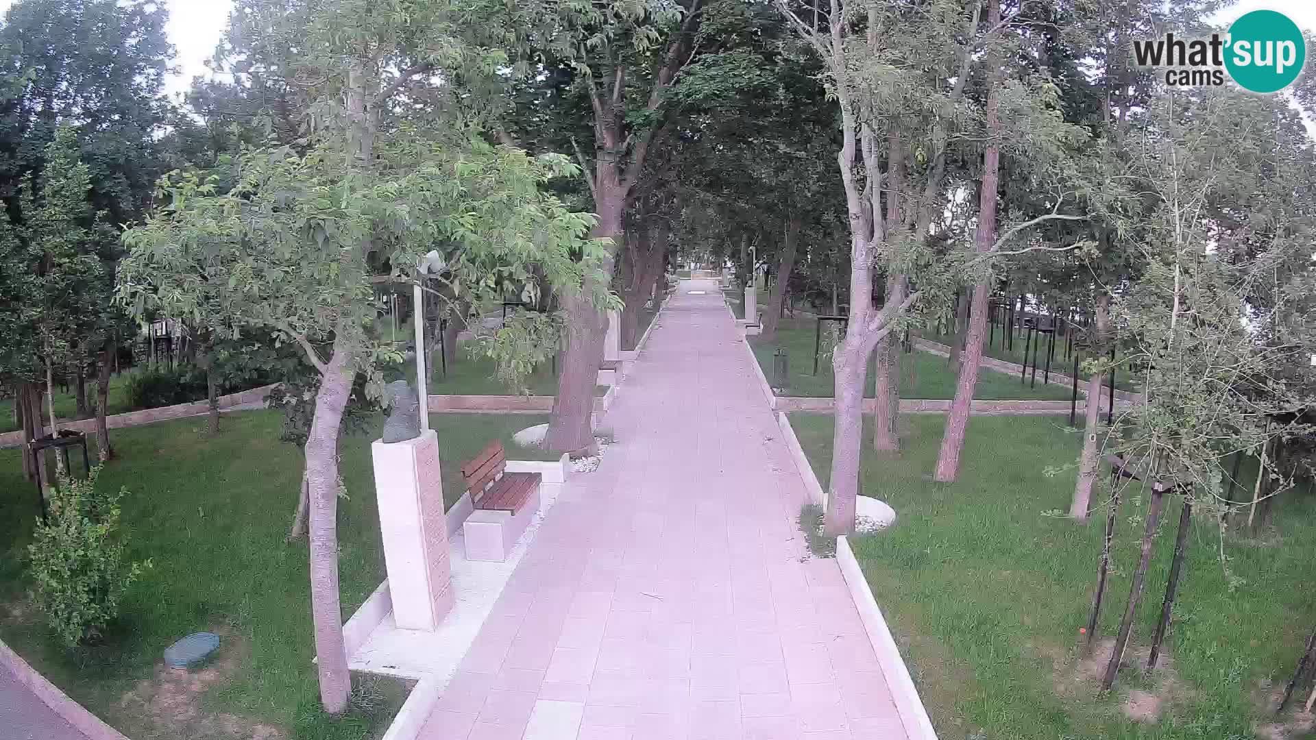 Writers’ Park Webcam Senj – Live by the Sea
