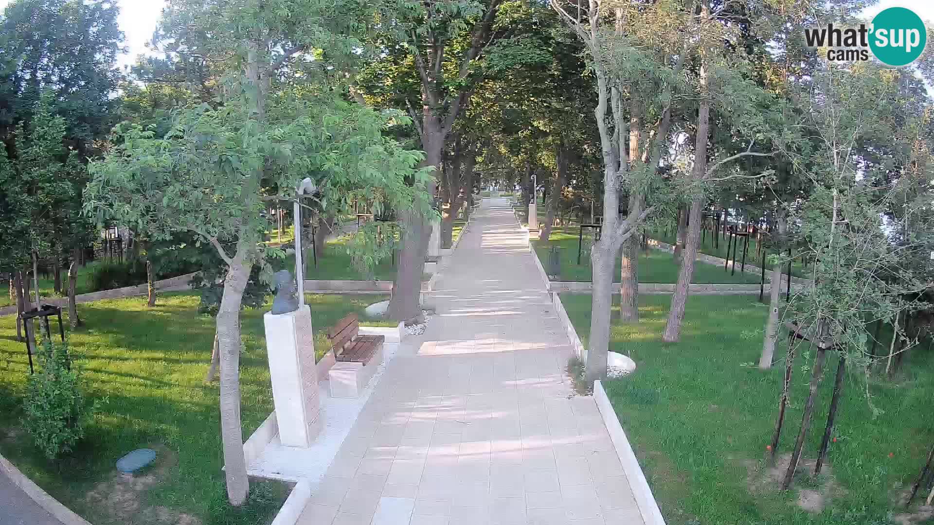 Writers’ Park Webcam Senj – Live by the Sea
