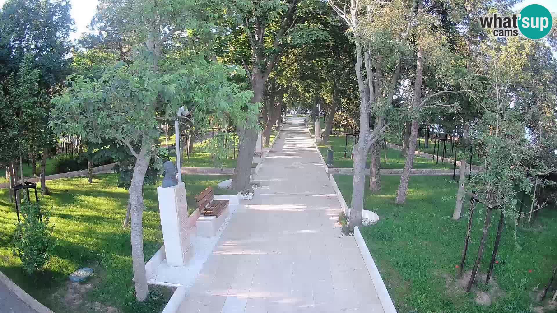 Writers’ Park Webcam Senj – Live by the Sea