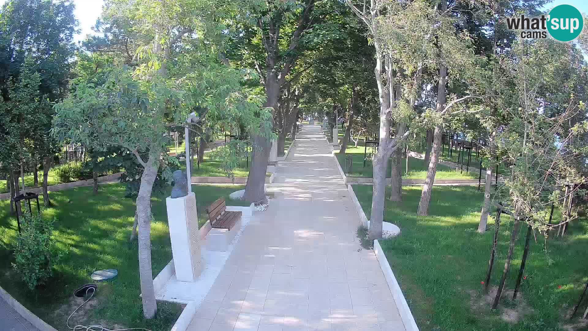 Writers’ Park Webcam Senj – Live by the Sea
