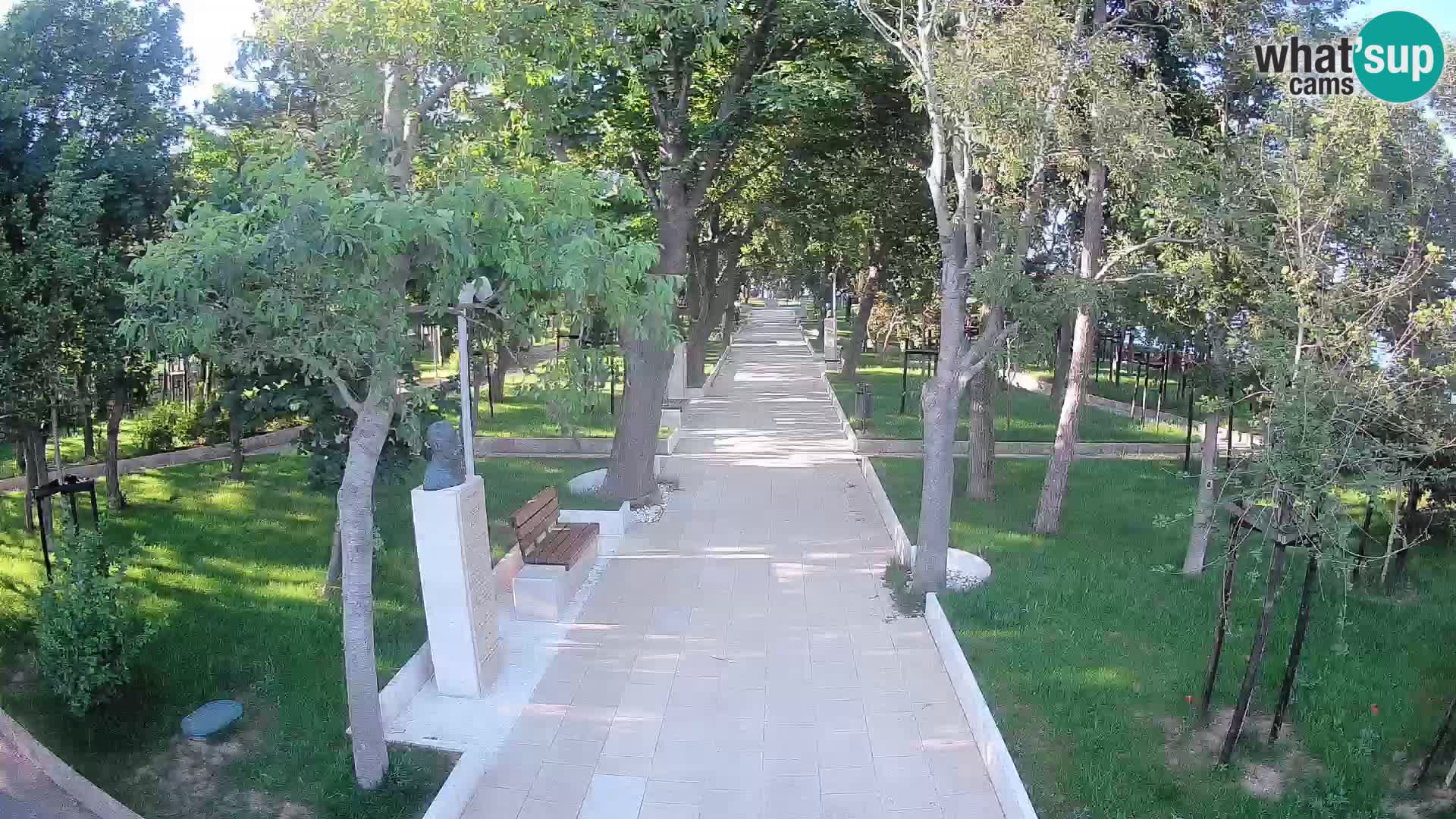 Writers’ Park Webcam Senj – Live by the Sea
