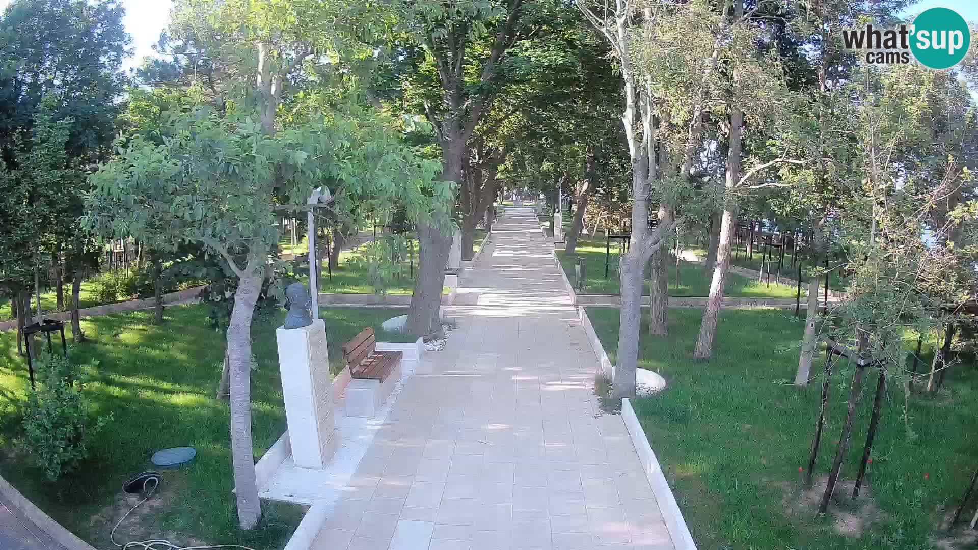 Writers’ Park Webcam Senj – Live by the Sea