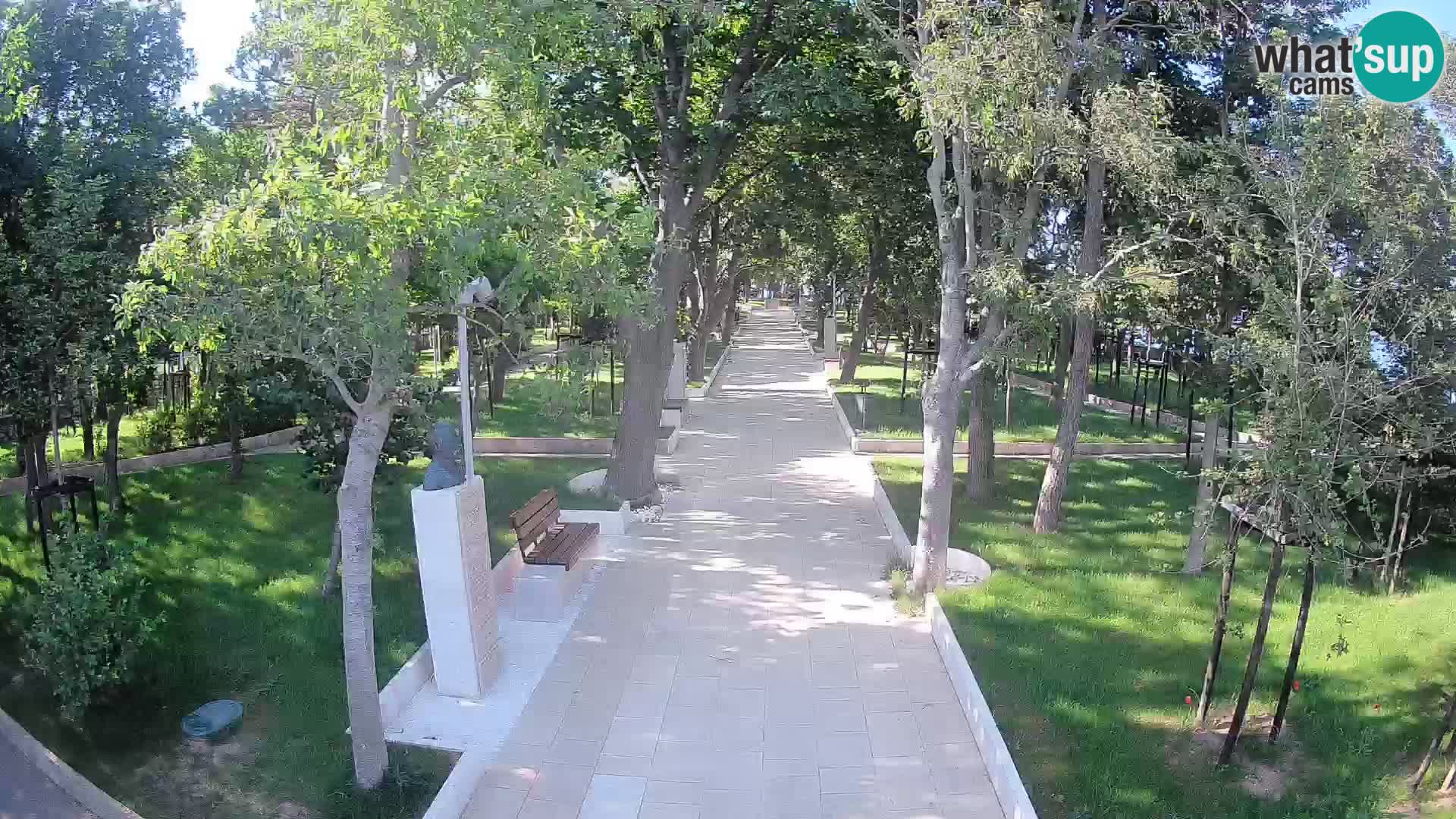 Writers’ Park Webcam Senj – Live by the Sea