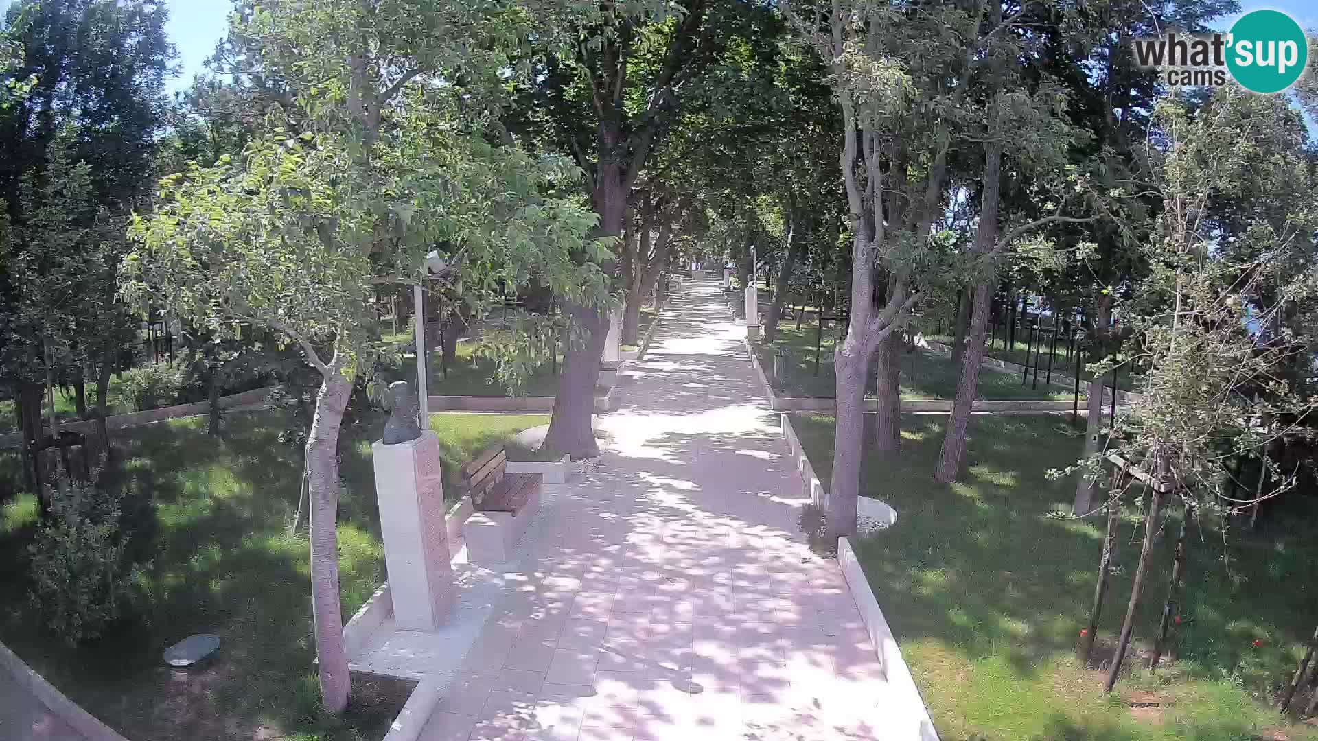 Writers’ Park Webcam Senj – Live by the Sea