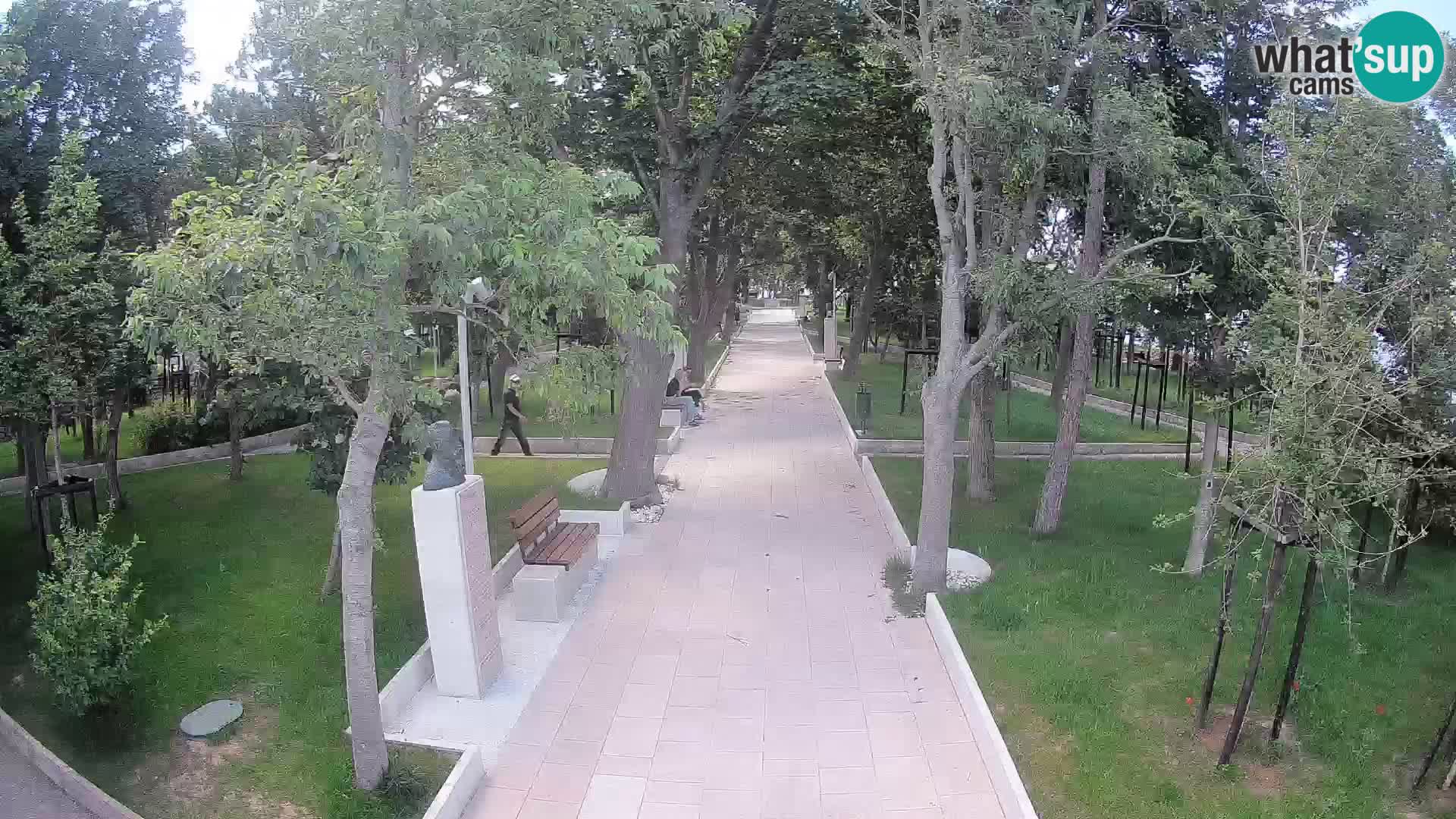 Writers’ Park Webcam Senj – Live by the Sea