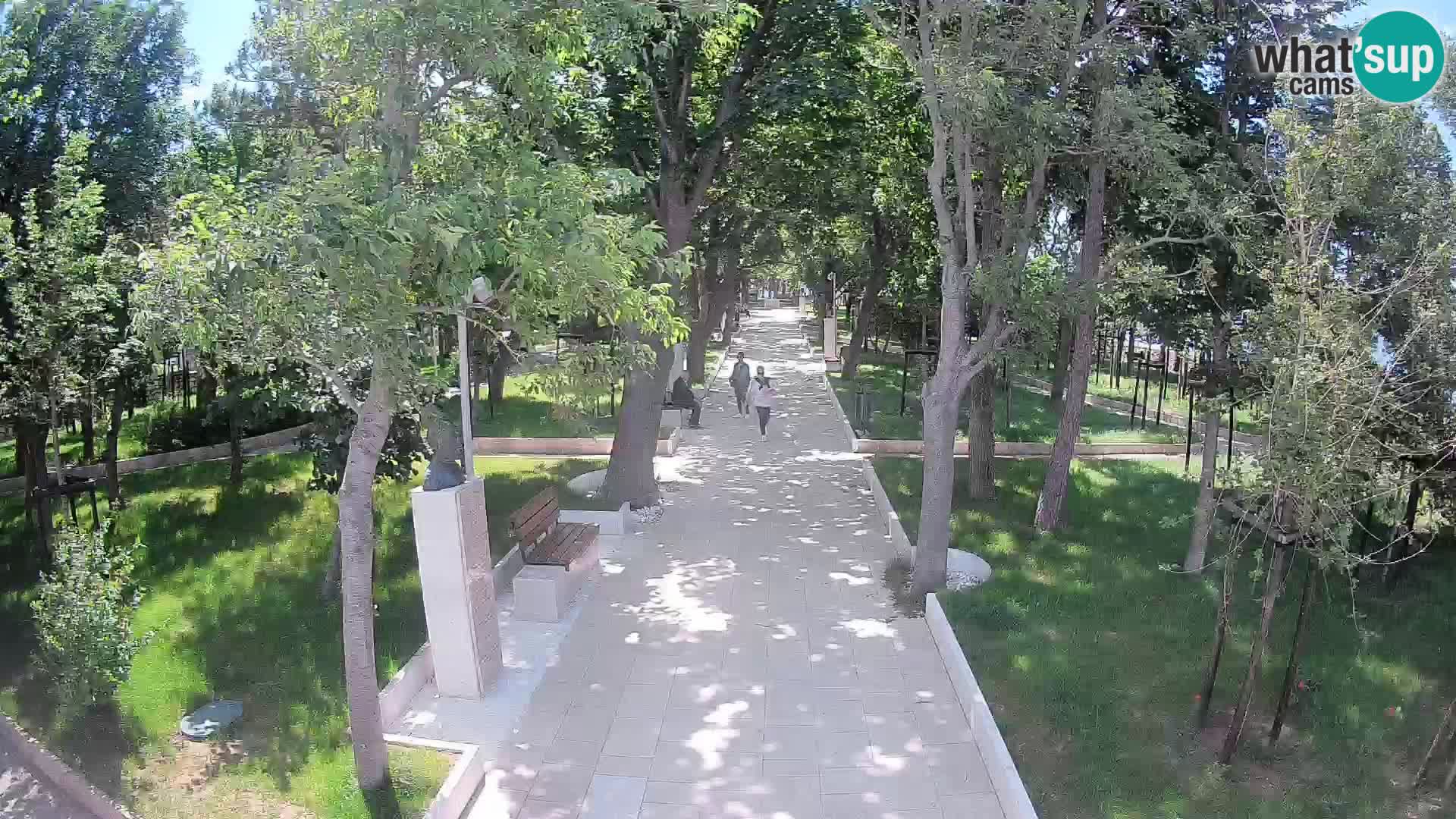 Writers’ Park Webcam Senj – Live by the Sea